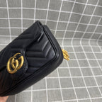 Gucci GG Marmont Collection Leather Black 476433 DTDCT 1000