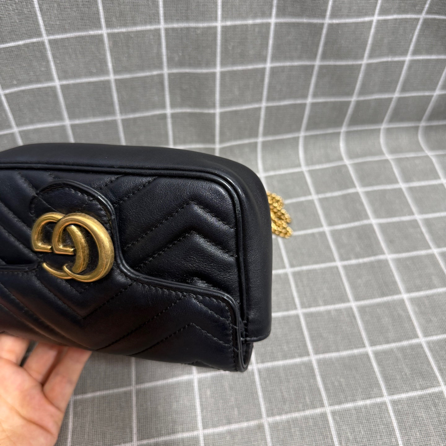 Gucci GG Marmont Collection Leather Black 476433 DTDCT 1000