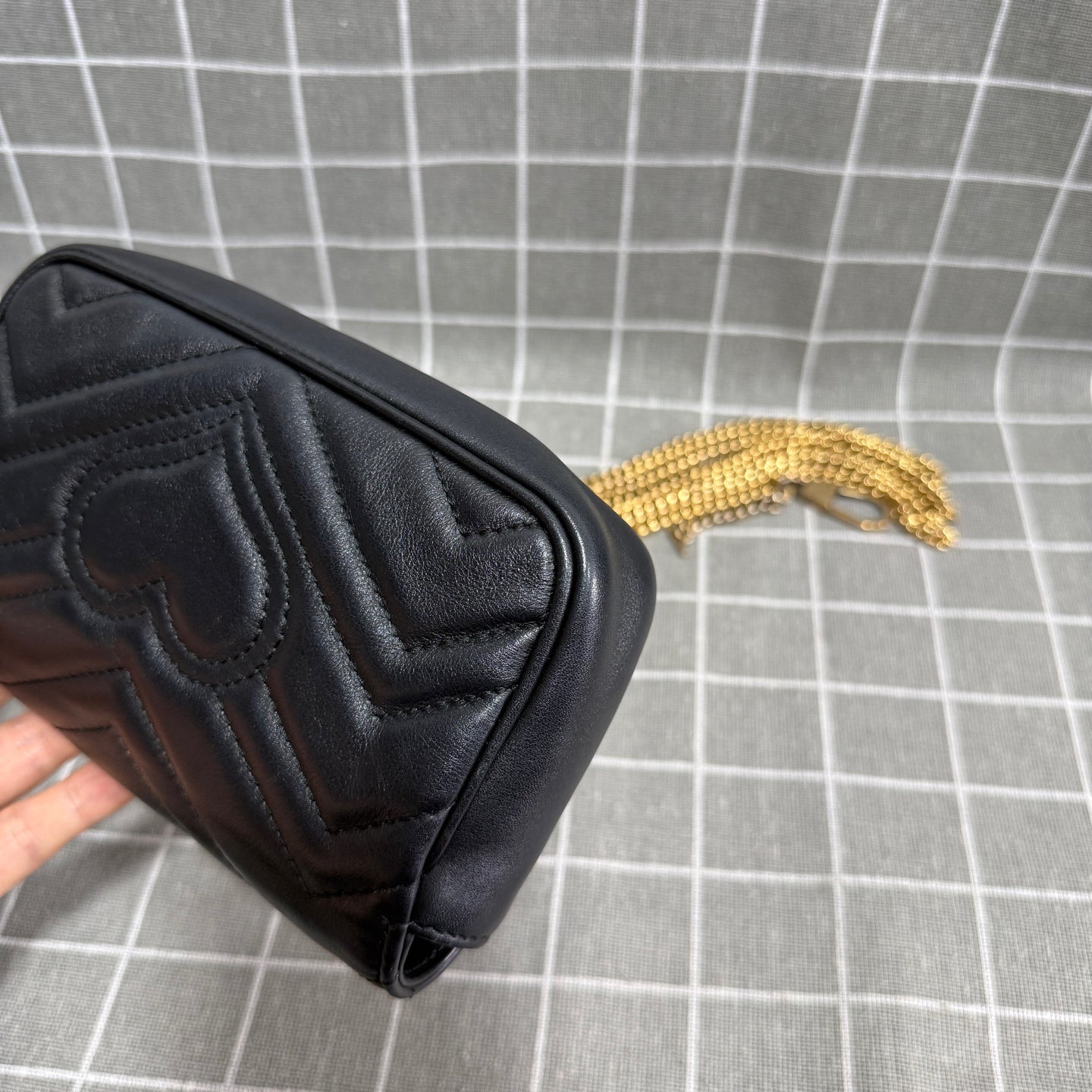 Gucci GG Marmont Collection Leather Black 476433 DTDCT 1000
