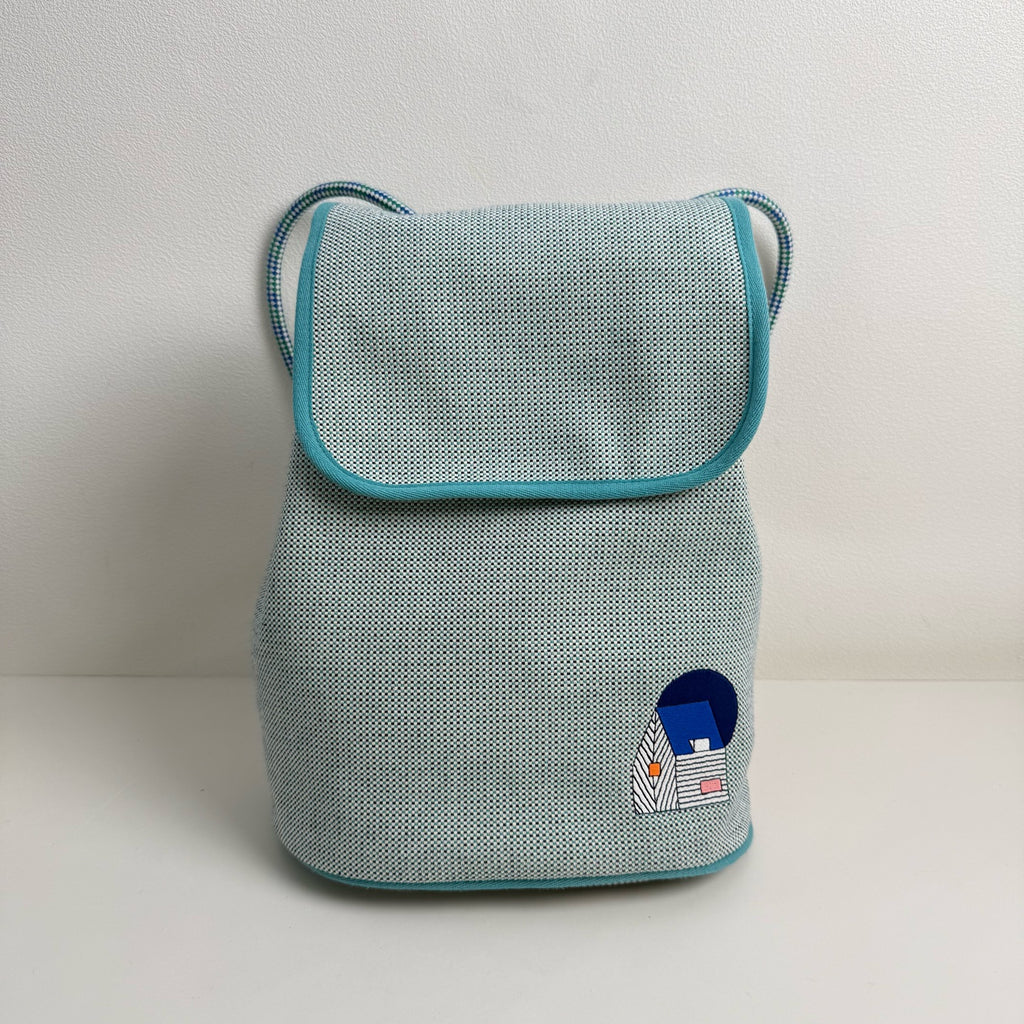 Hermes Blue Backpack