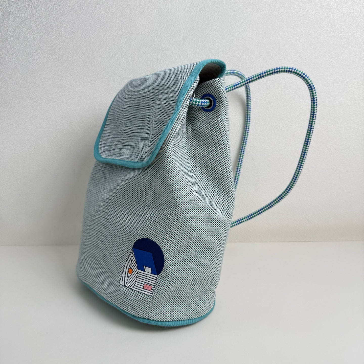 Hermes Blue Backpack