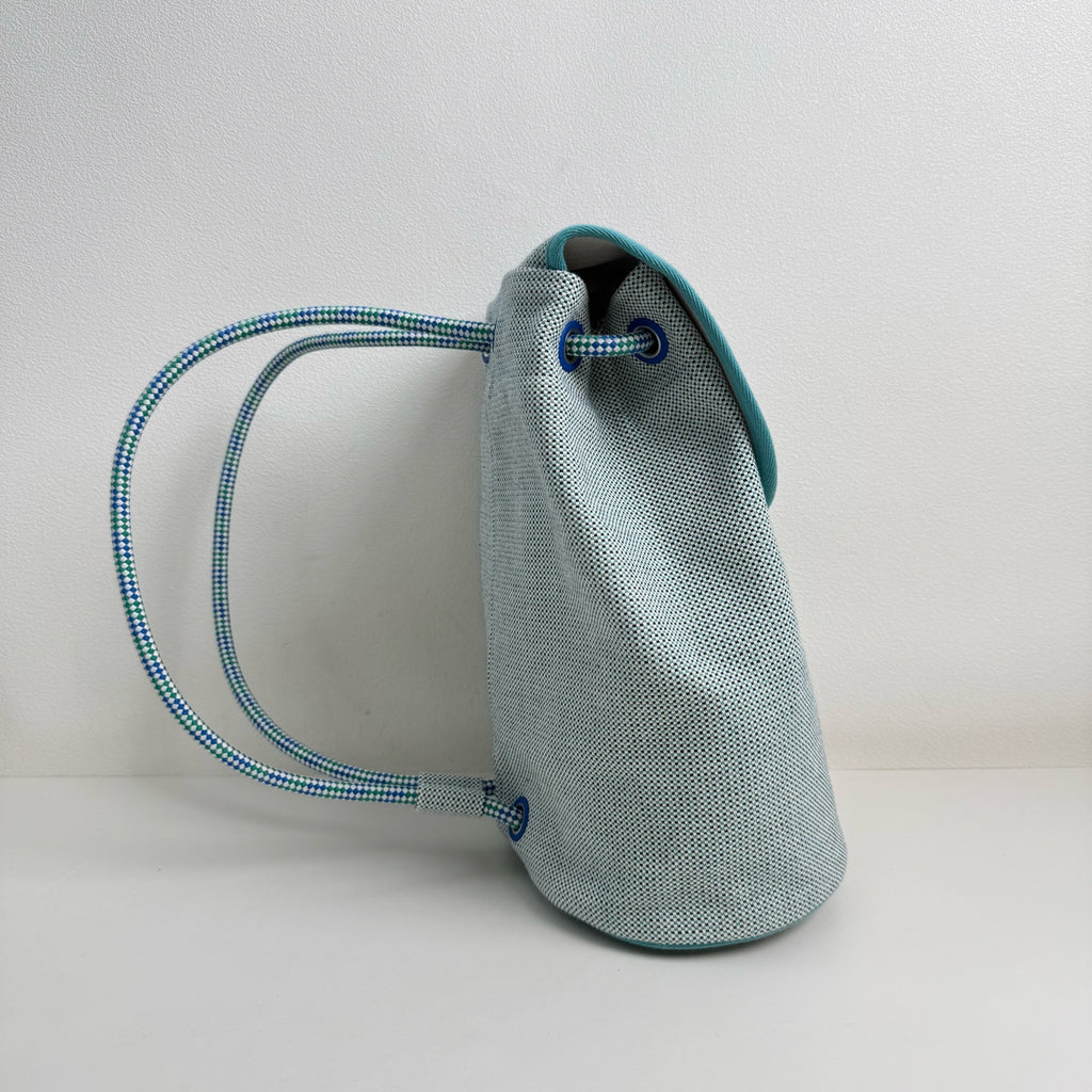 Hermes Blue Backpack