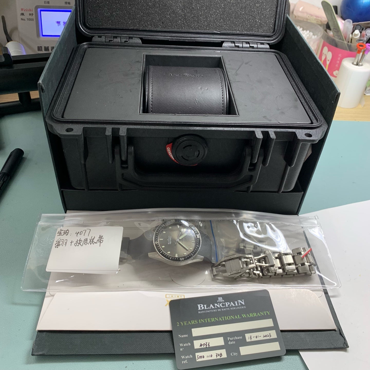 Blancpain Fifty fathoms 43.60 millimeters 5000-1110-70B