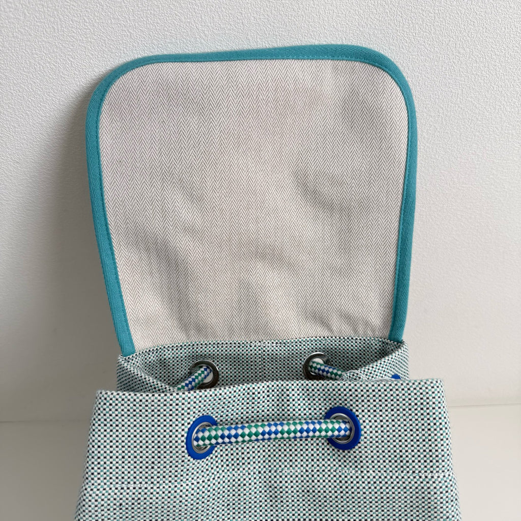 Hermes Blue Backpack