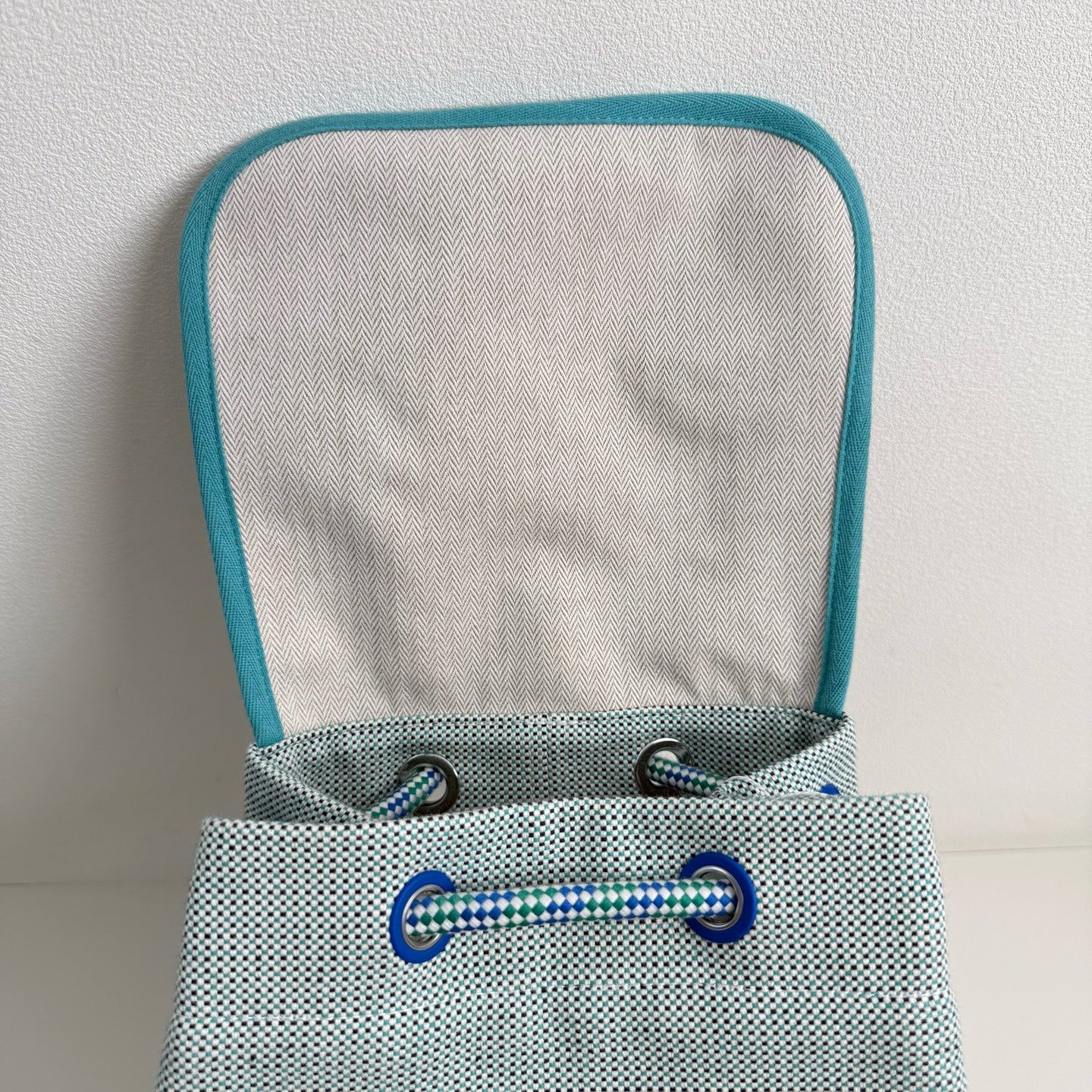 Hermes Blue Backpack