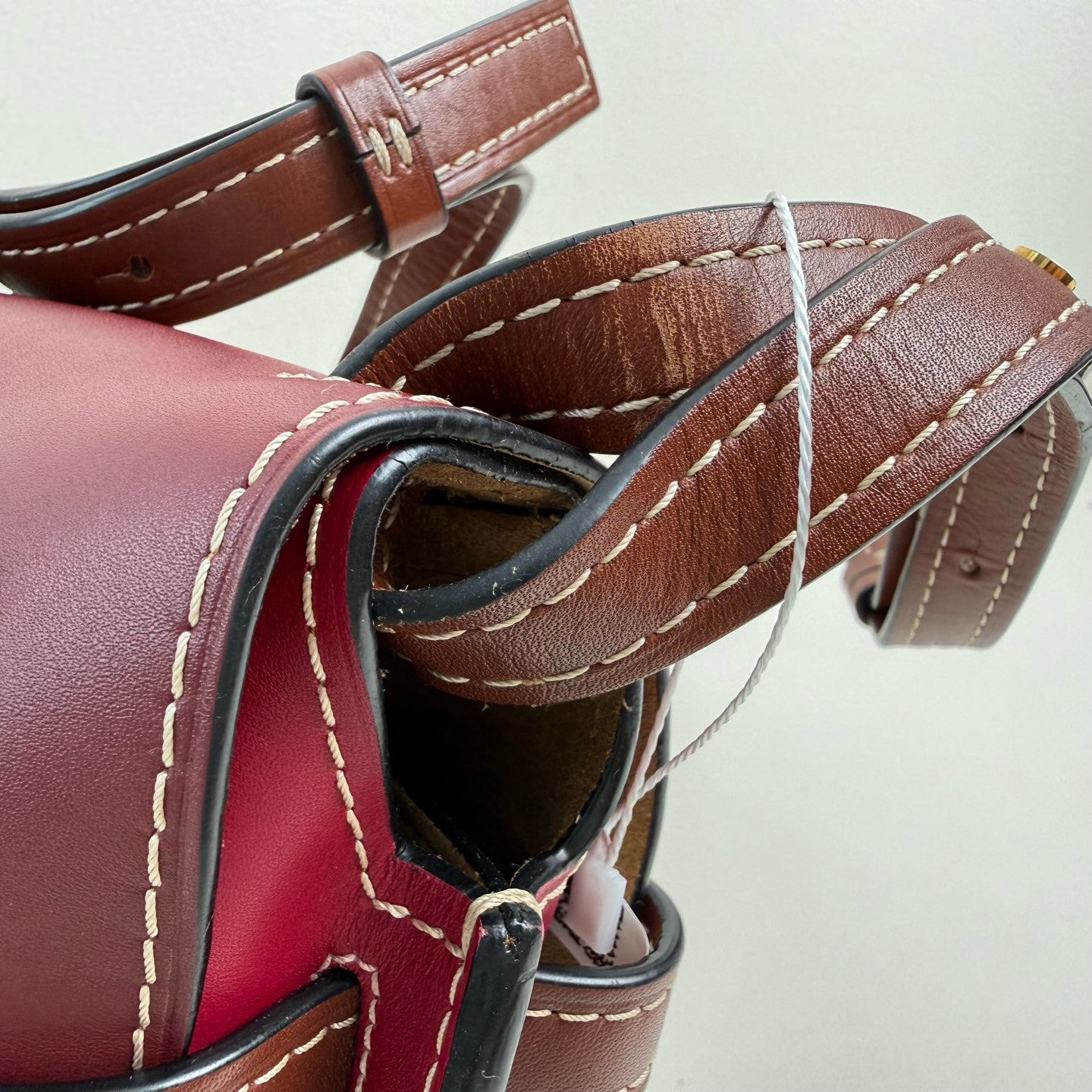 Loewe Red Saddle Bag