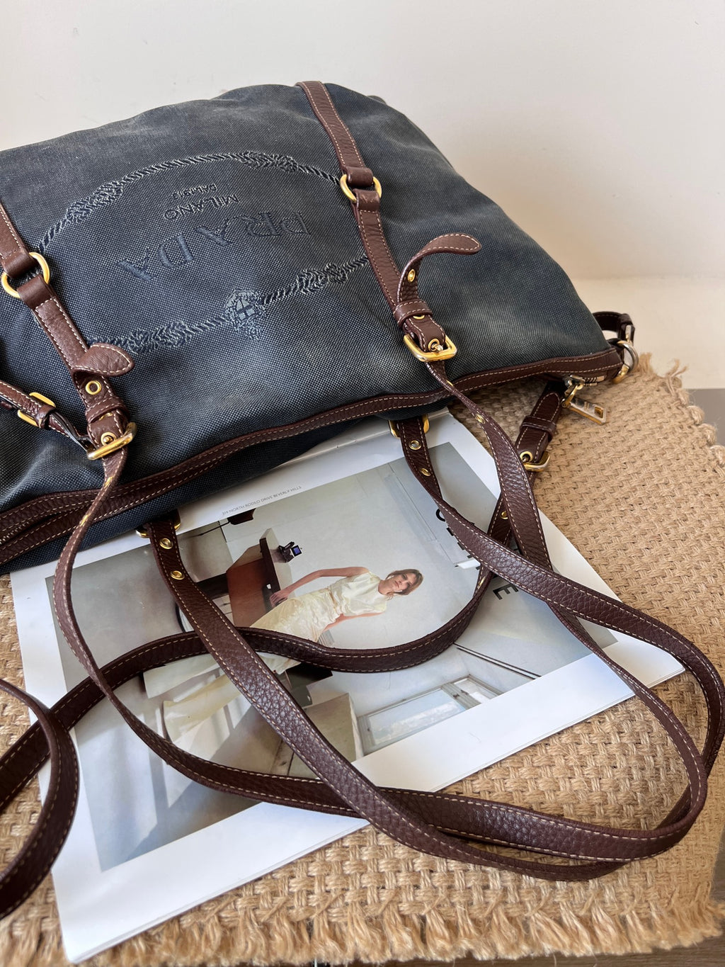 Prada Canvas Tote