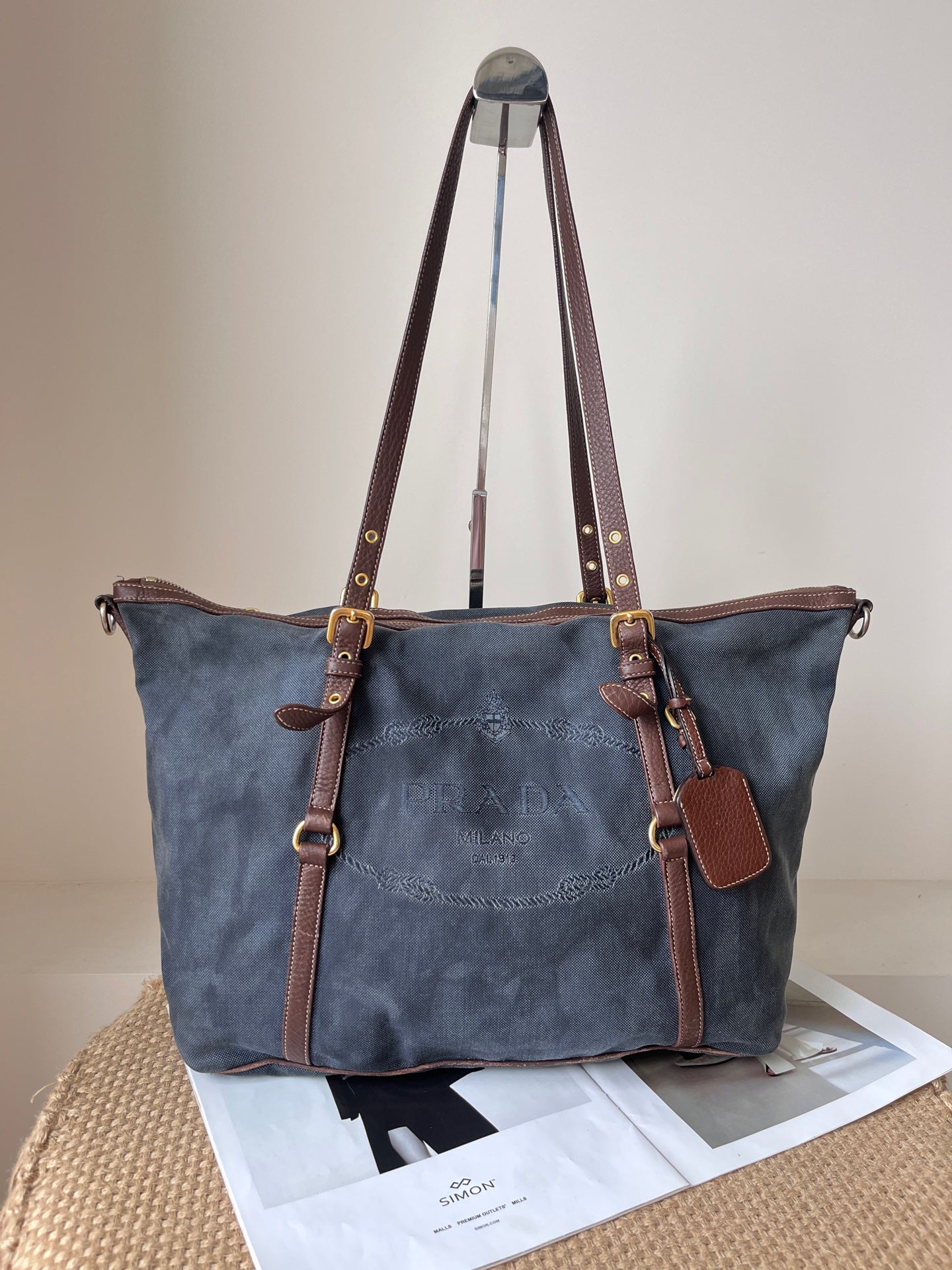 Prada Canvas Tote