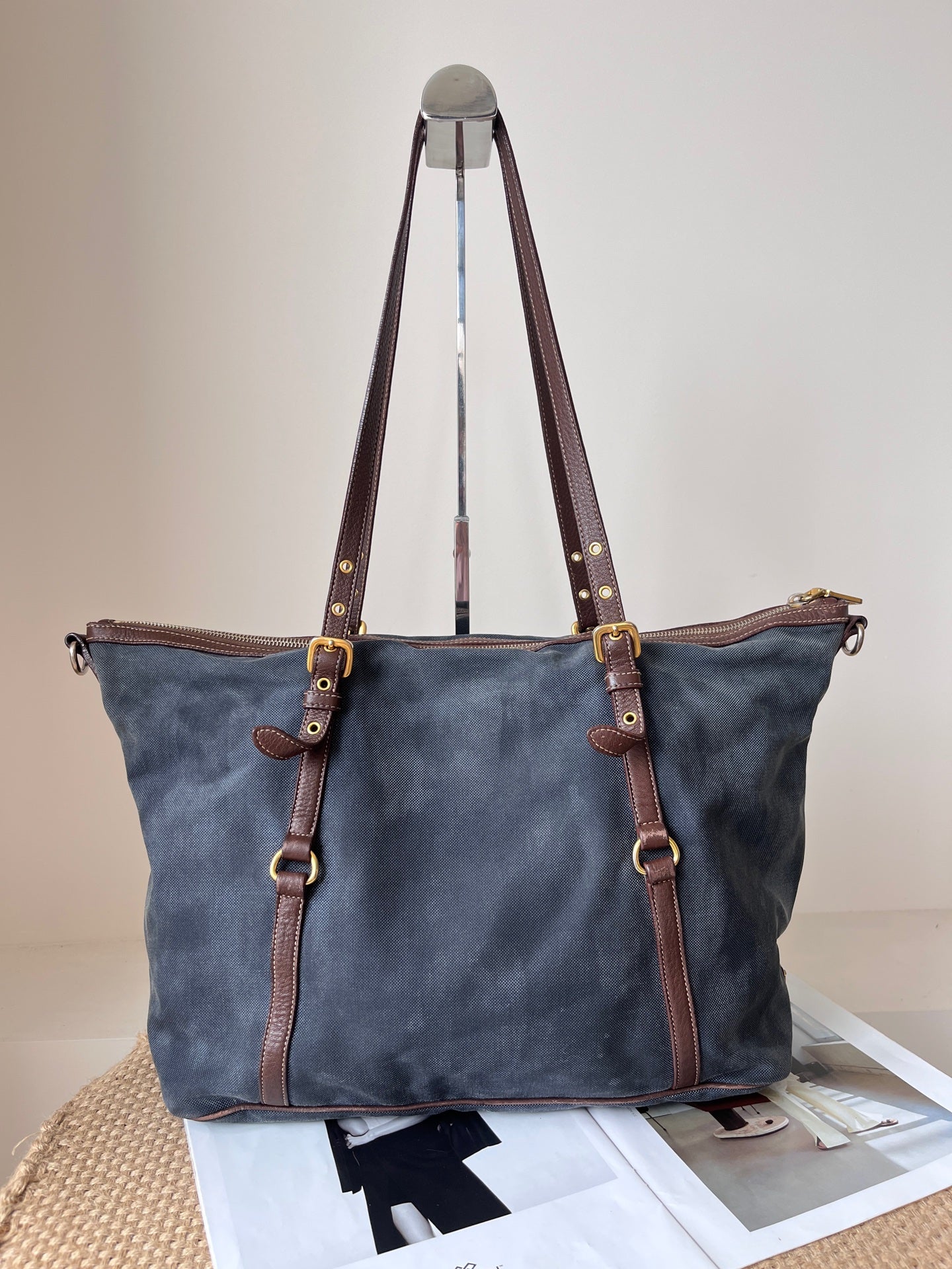 Prada Canvas Tote