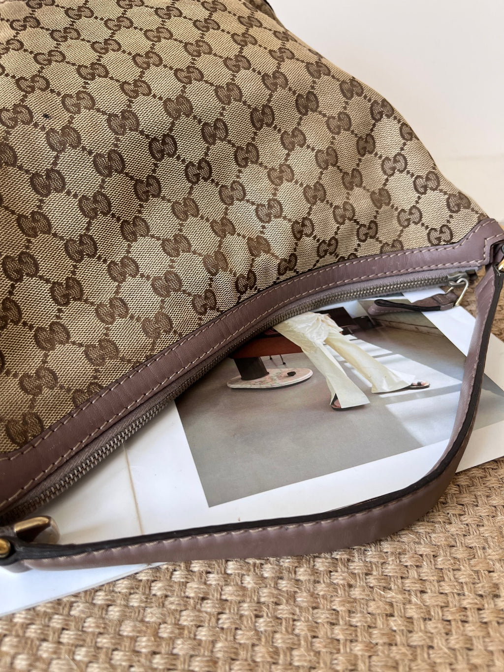Gucci Purple Shoulder Bag