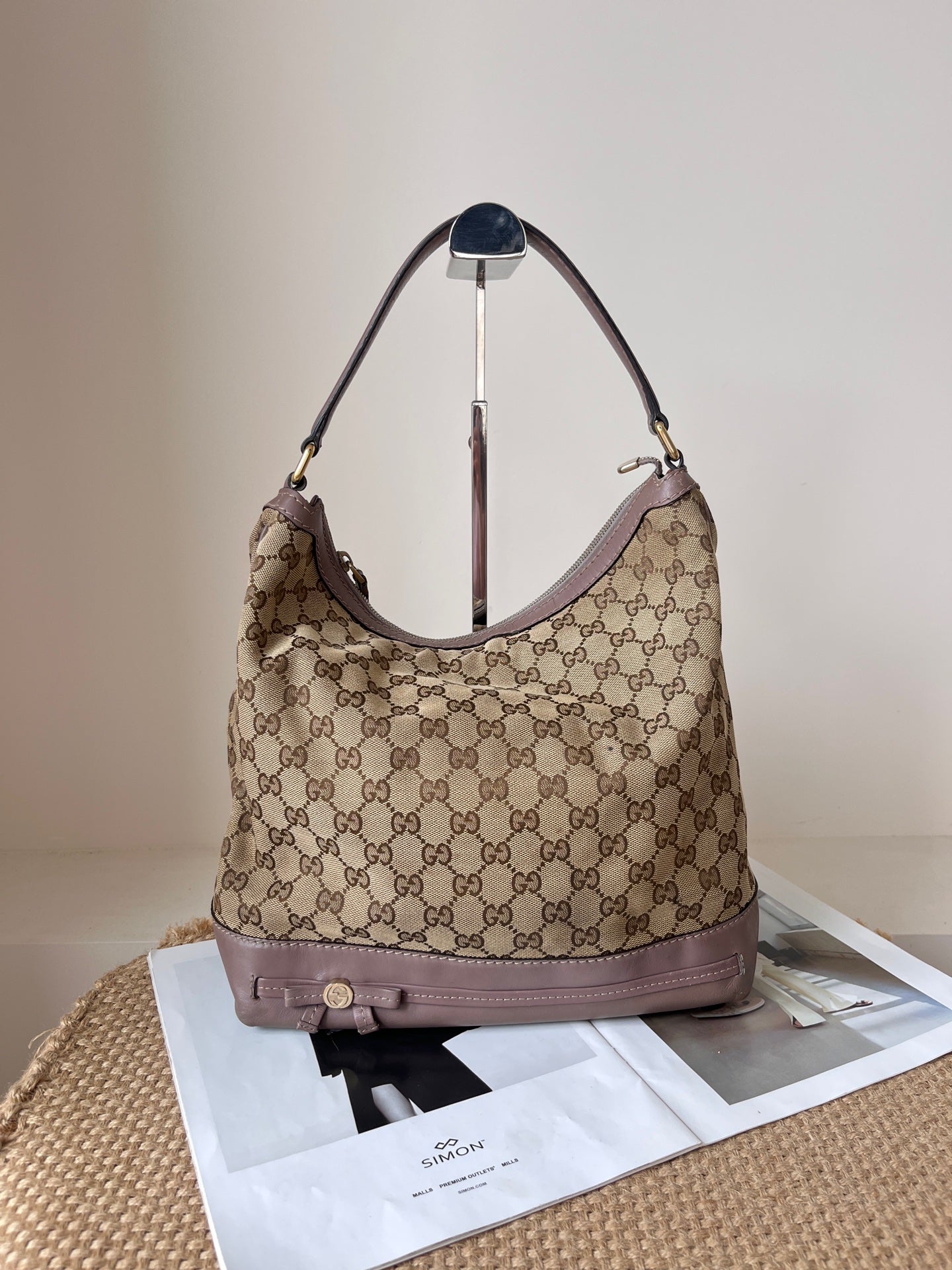 Gucci Purple Shoulder Bag