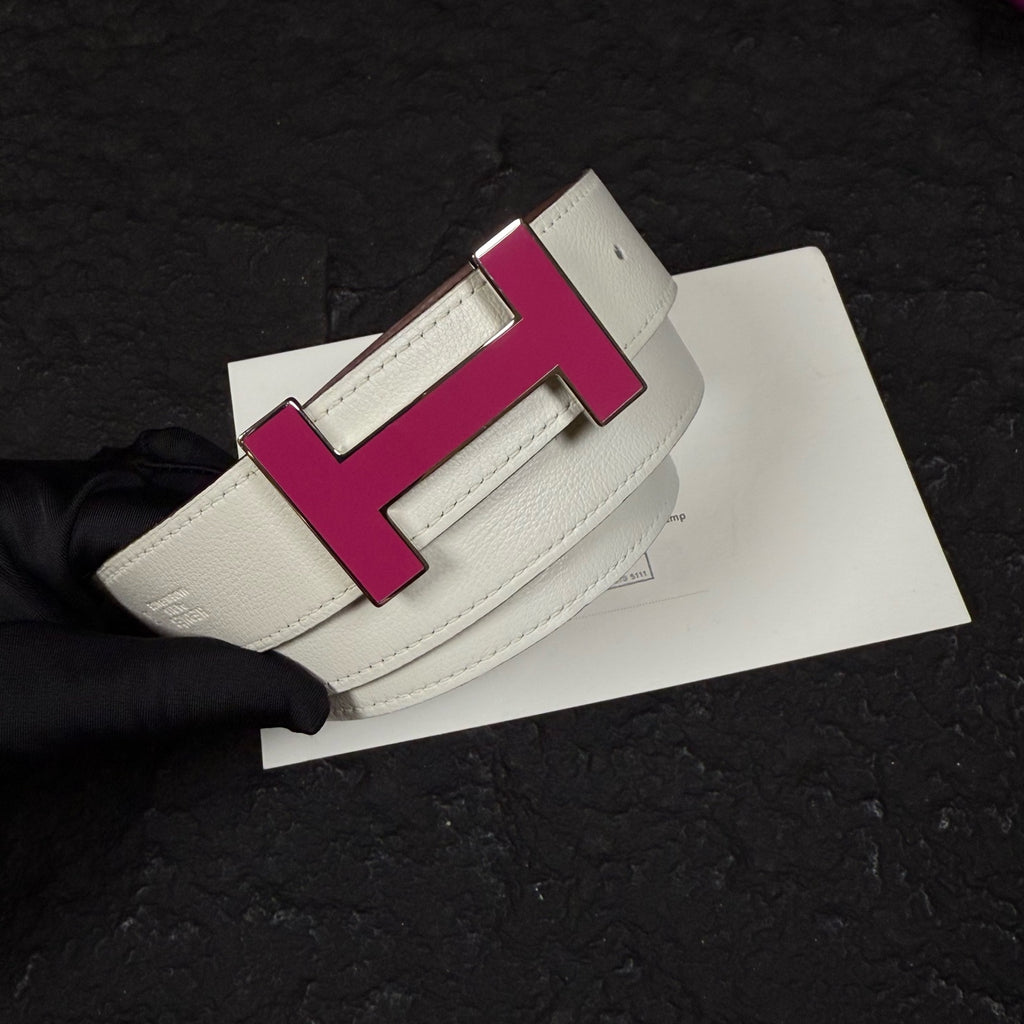 Hermes Pink Belt