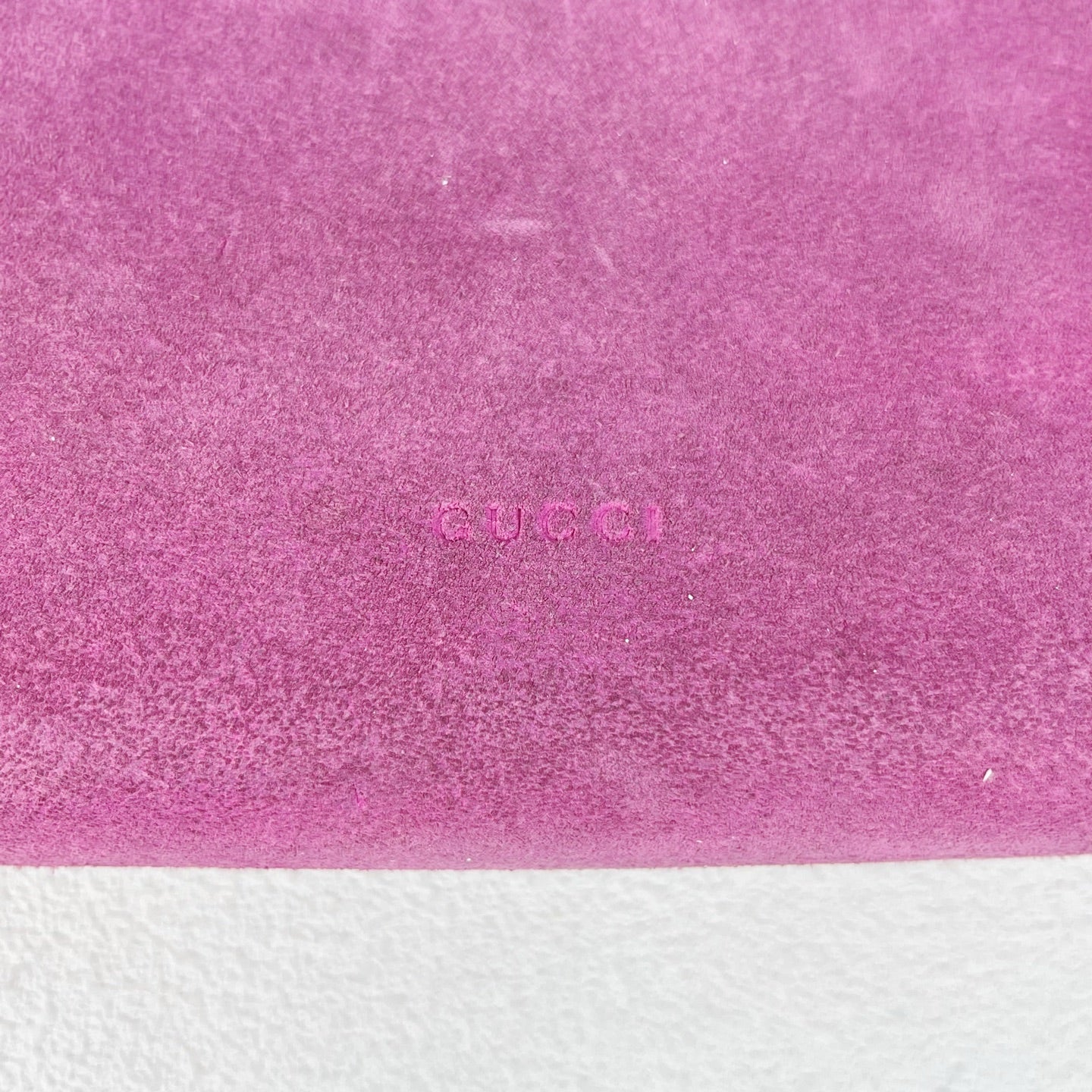 Gucci Alcantara Pink