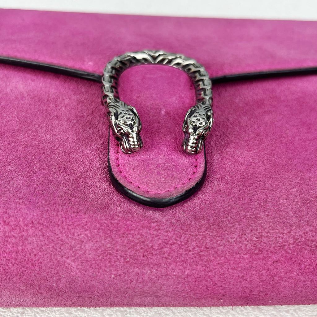 Gucci Alcantara Pink