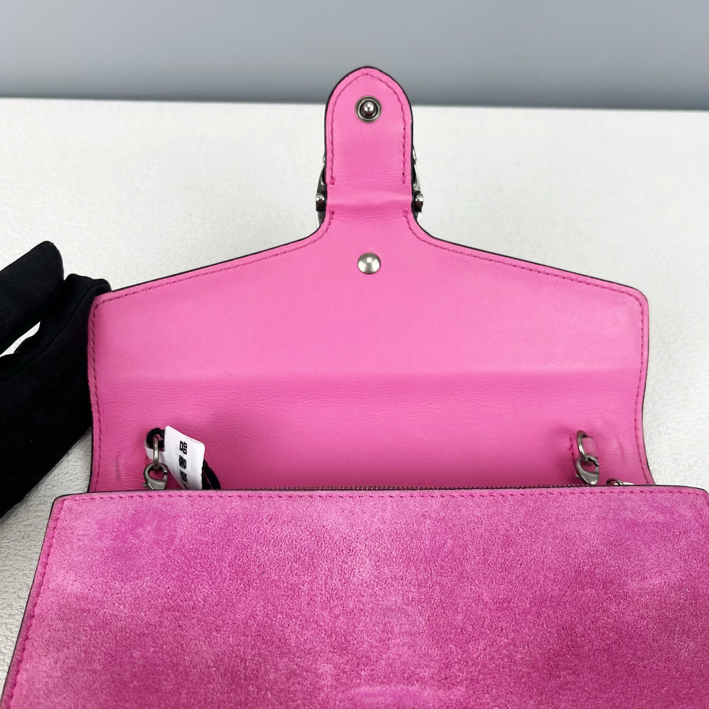 Gucci Alcantara Pink