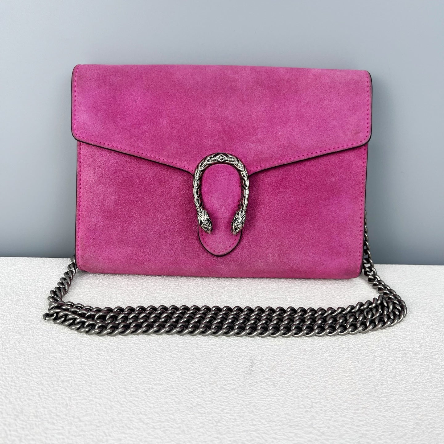 Gucci Alcantara Pink