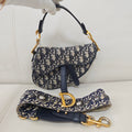 Dior Blue Saddle Bag