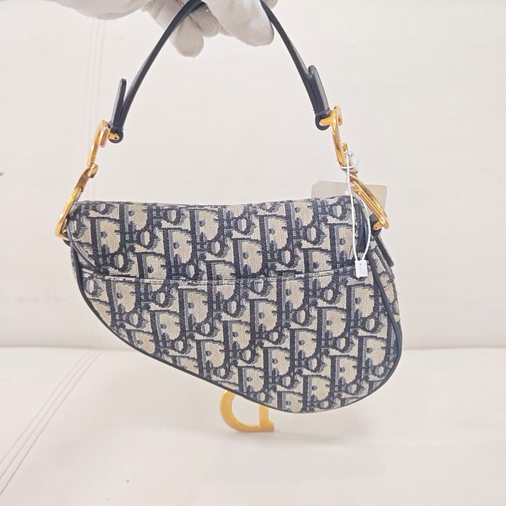 Dior Blue Saddle Bag