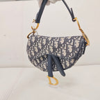 Dior Blue Saddle Bag