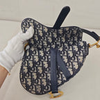 Dior Blue Saddle Bag