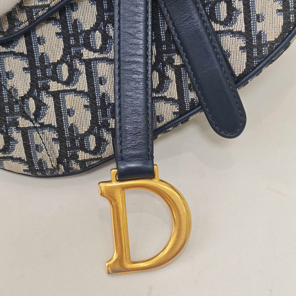 Dior Blue Saddle Bag