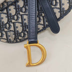Dior Blue Saddle Bag