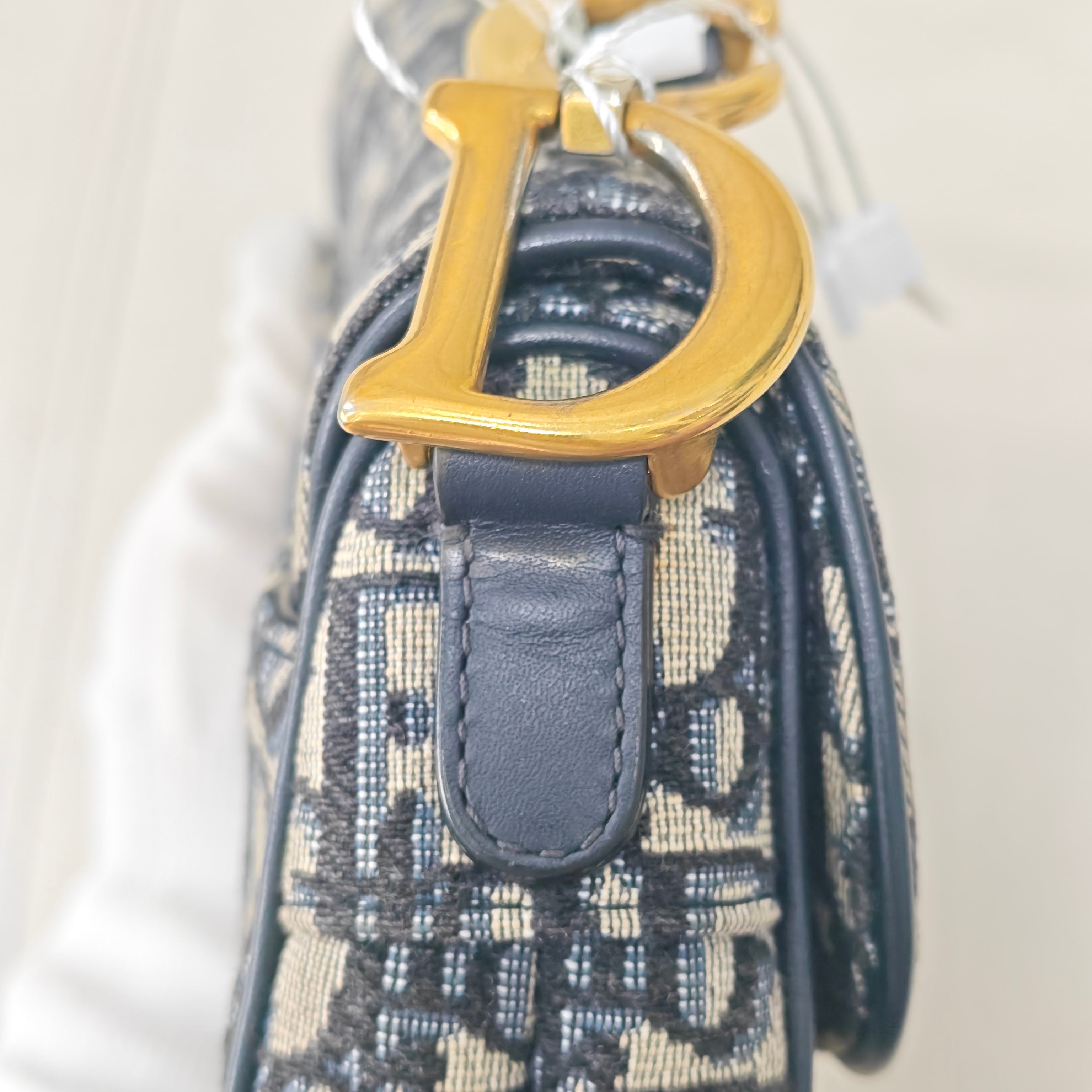 Dior Blue Saddle Bag