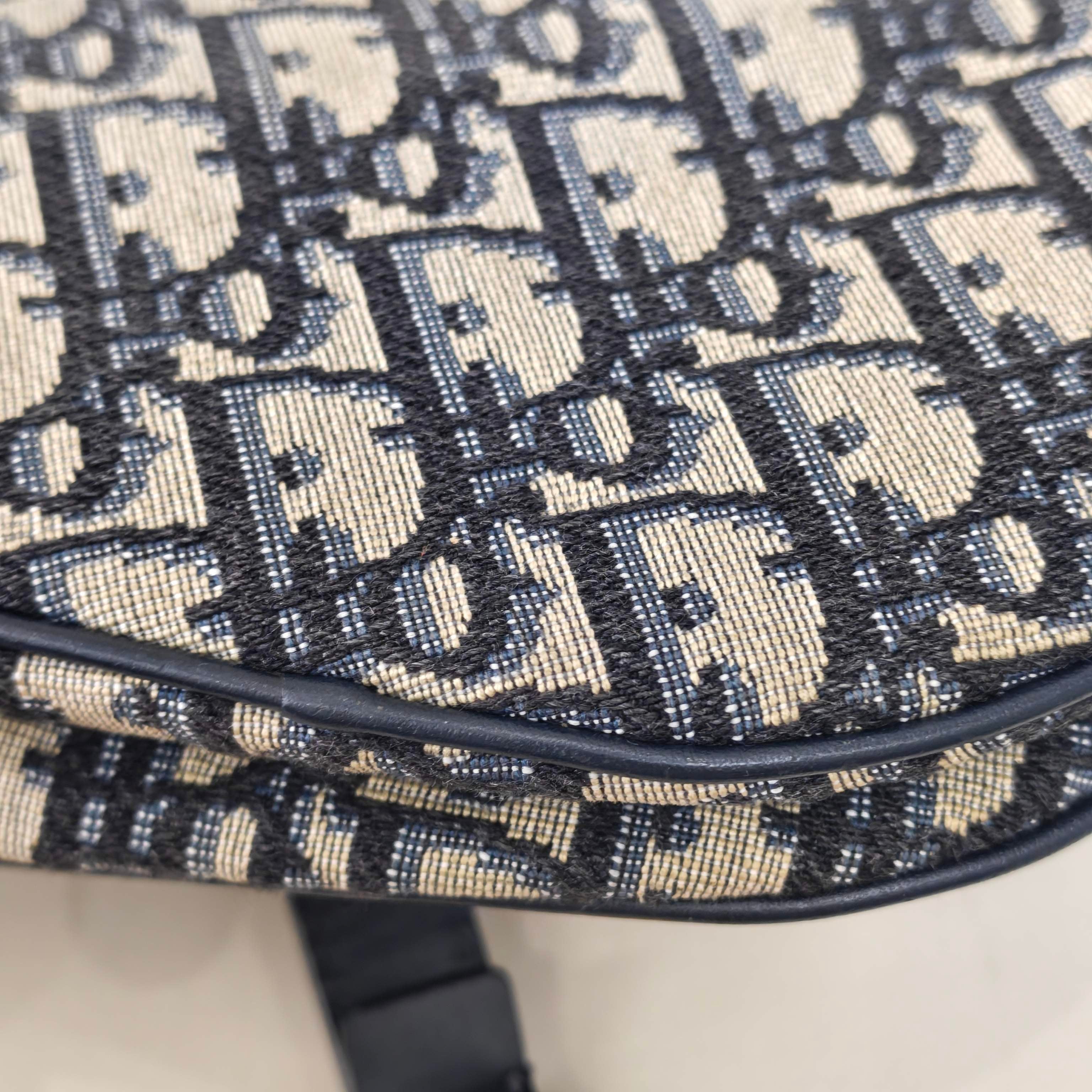 Dior Blue Saddle Bag