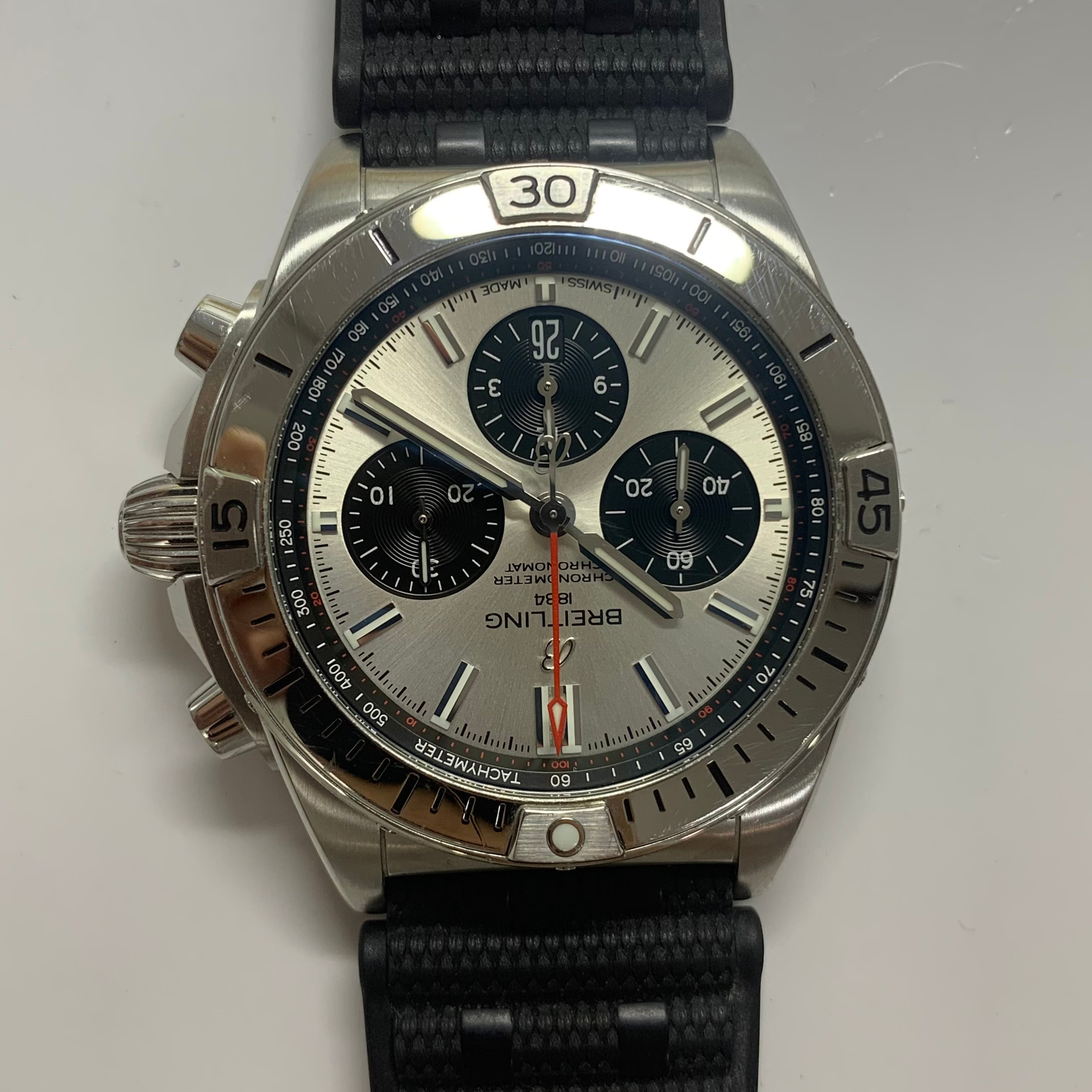 Breitling Chronomat B01 42 mechanical chronograph watch Mechanical watch 42 millimeters AB0134101G1S2
