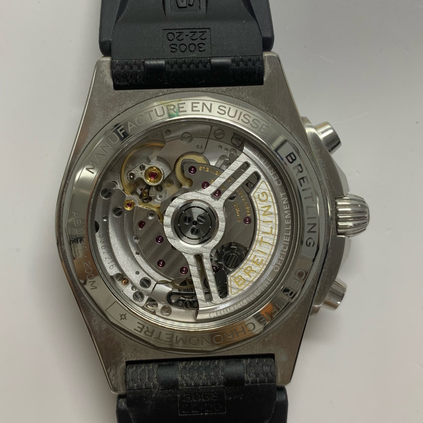 Breitling Chronomat B01 42 mechanical chronograph watch Mechanical watch 42 millimeters AB0134101G1S2