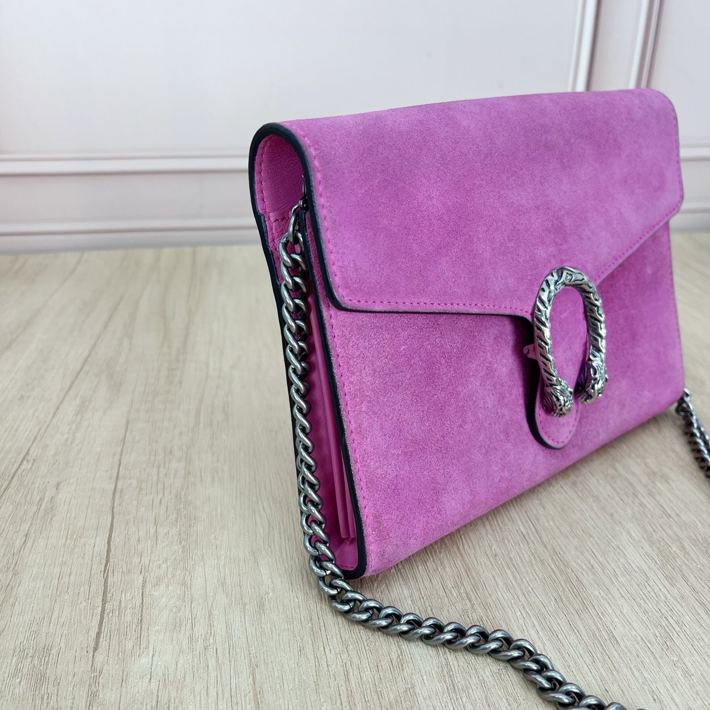 Gucci Alcantara Pink