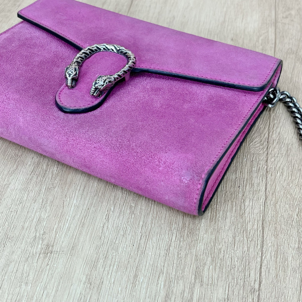 Gucci Alcantara Pink