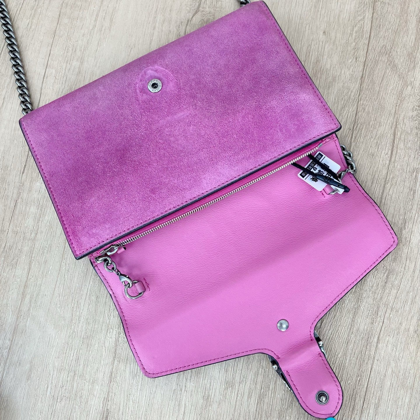 Gucci Alcantara Pink