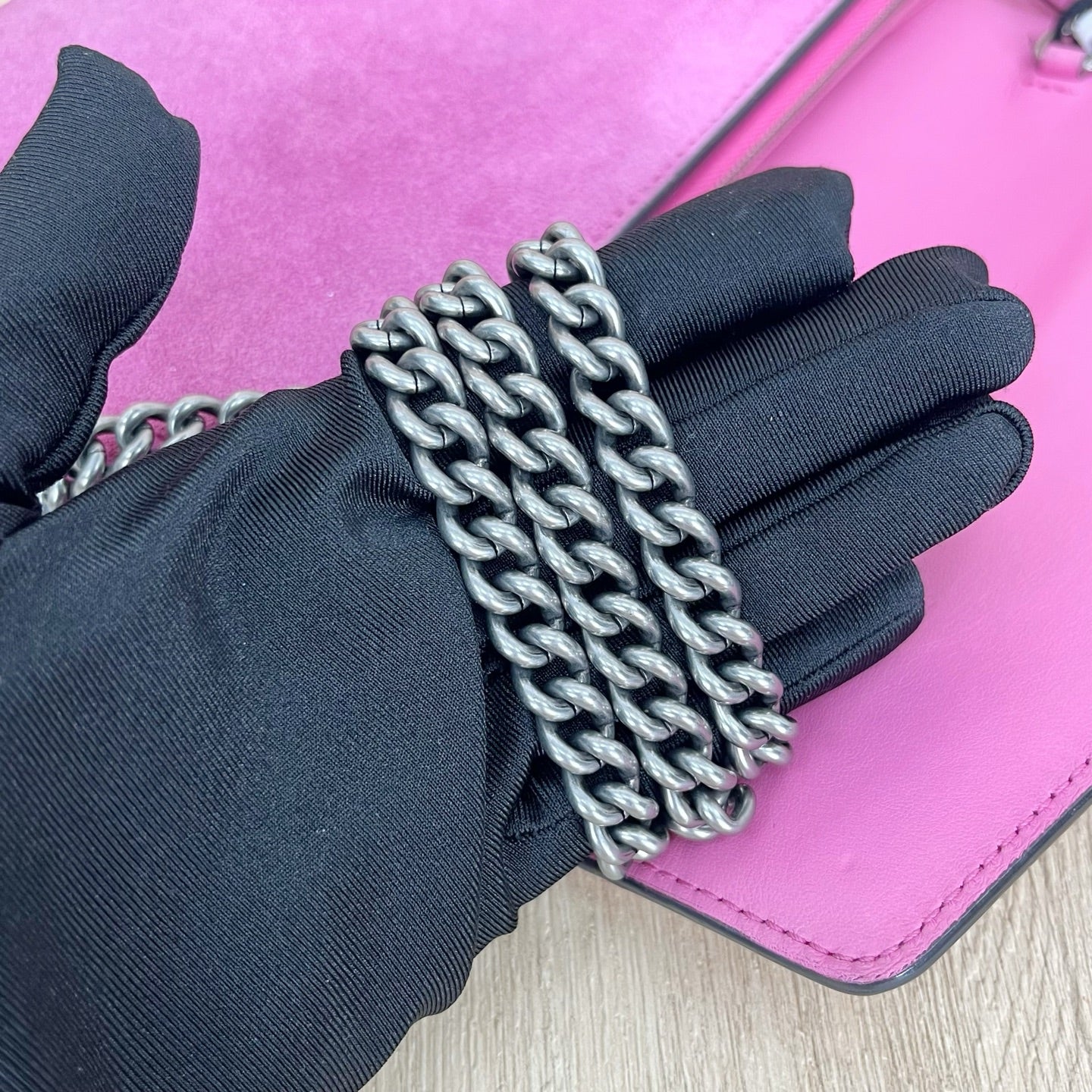 Gucci Alcantara Pink