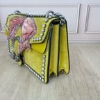 Gucci Alcantara Yellow