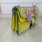 Gucci Alcantara Yellow