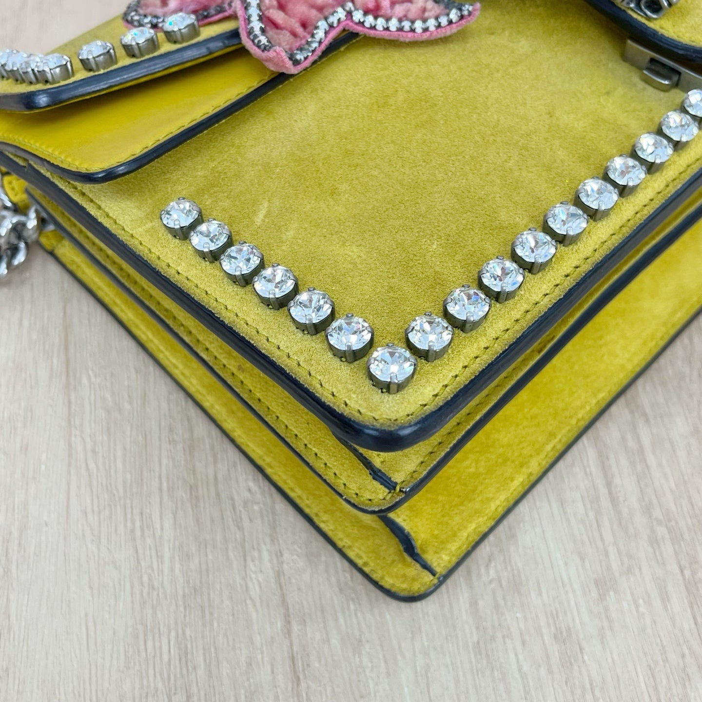 Gucci Alcantara Yellow