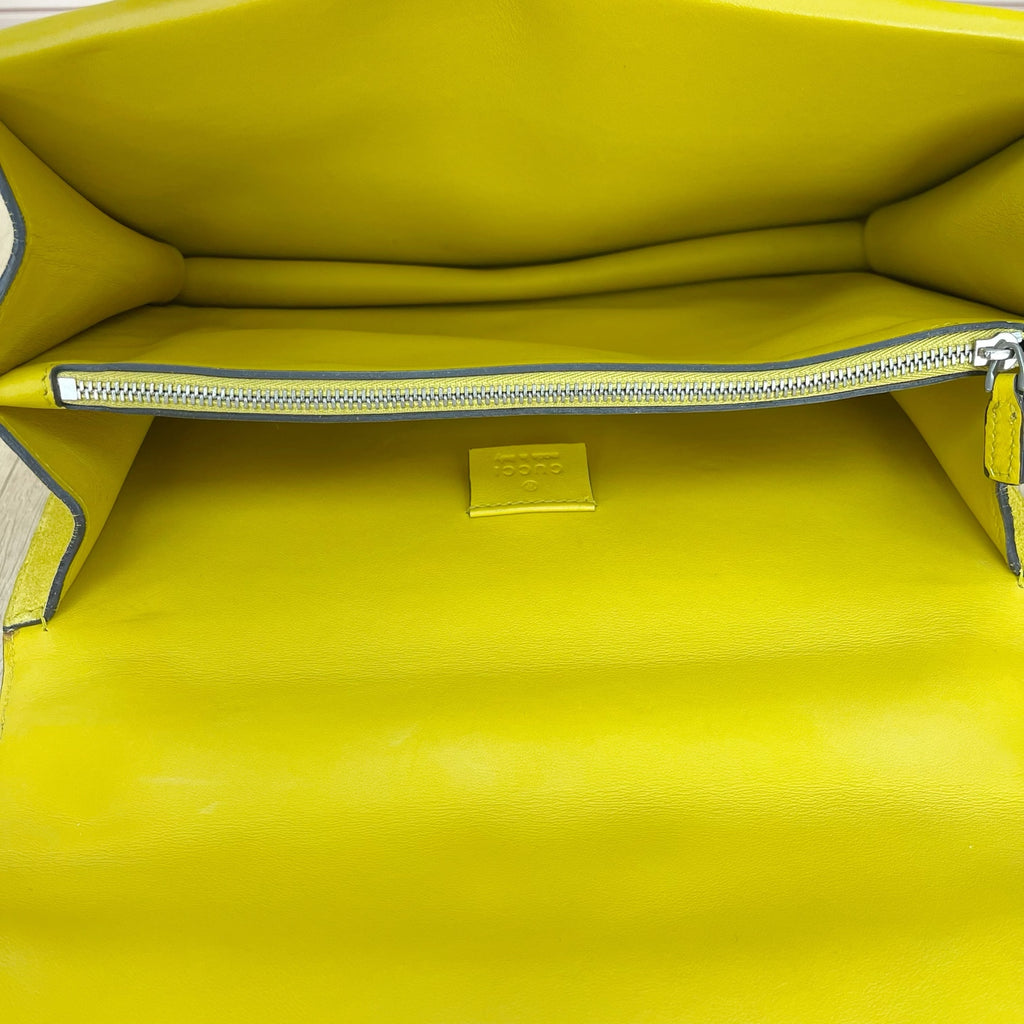 Gucci Alcantara Yellow