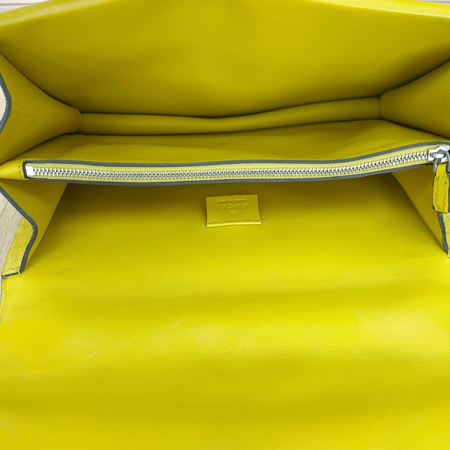 Gucci Alcantara Yellow