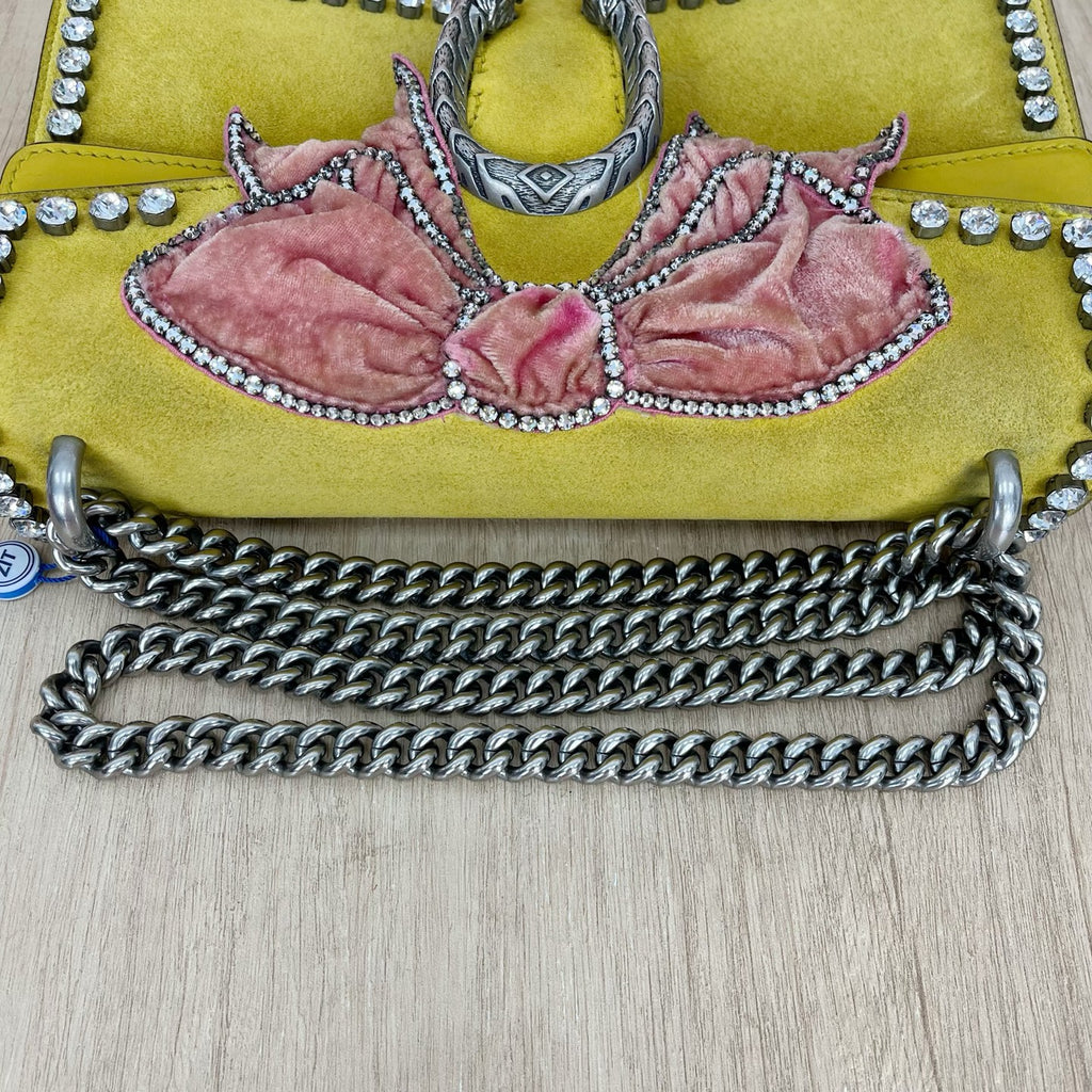 Gucci Alcantara Yellow
