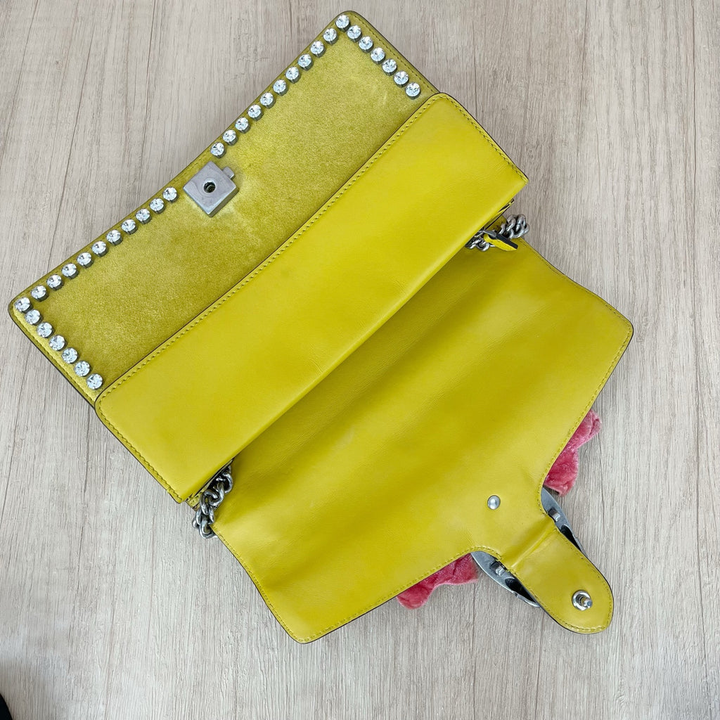 Gucci Alcantara Yellow