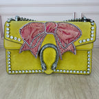 Gucci Alcantara Yellow