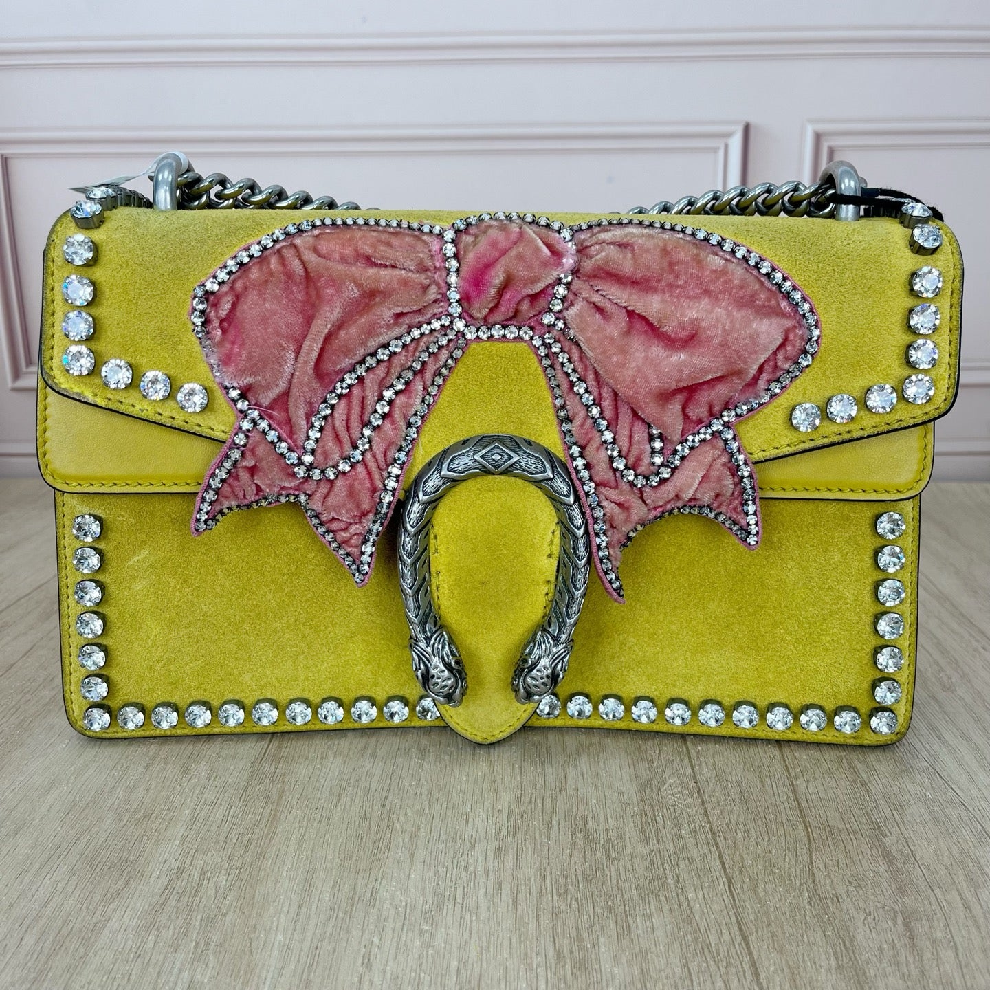 Gucci Alcantara Yellow