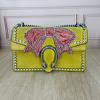 Gucci Alcantara Yellow