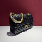 Chanel 2.55 Mini Clutch Bag Black Crossbody