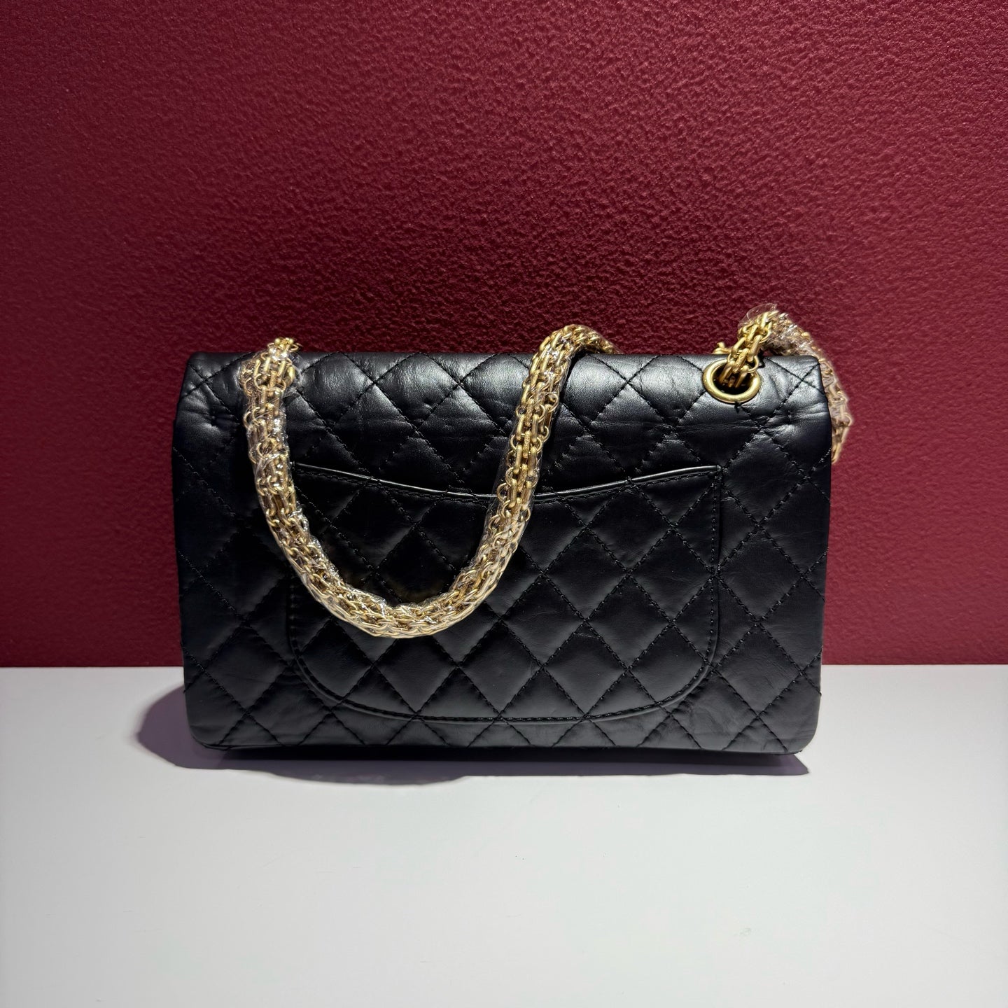 Chanel 2.55 Mini Clutch Bag Black Crossbody