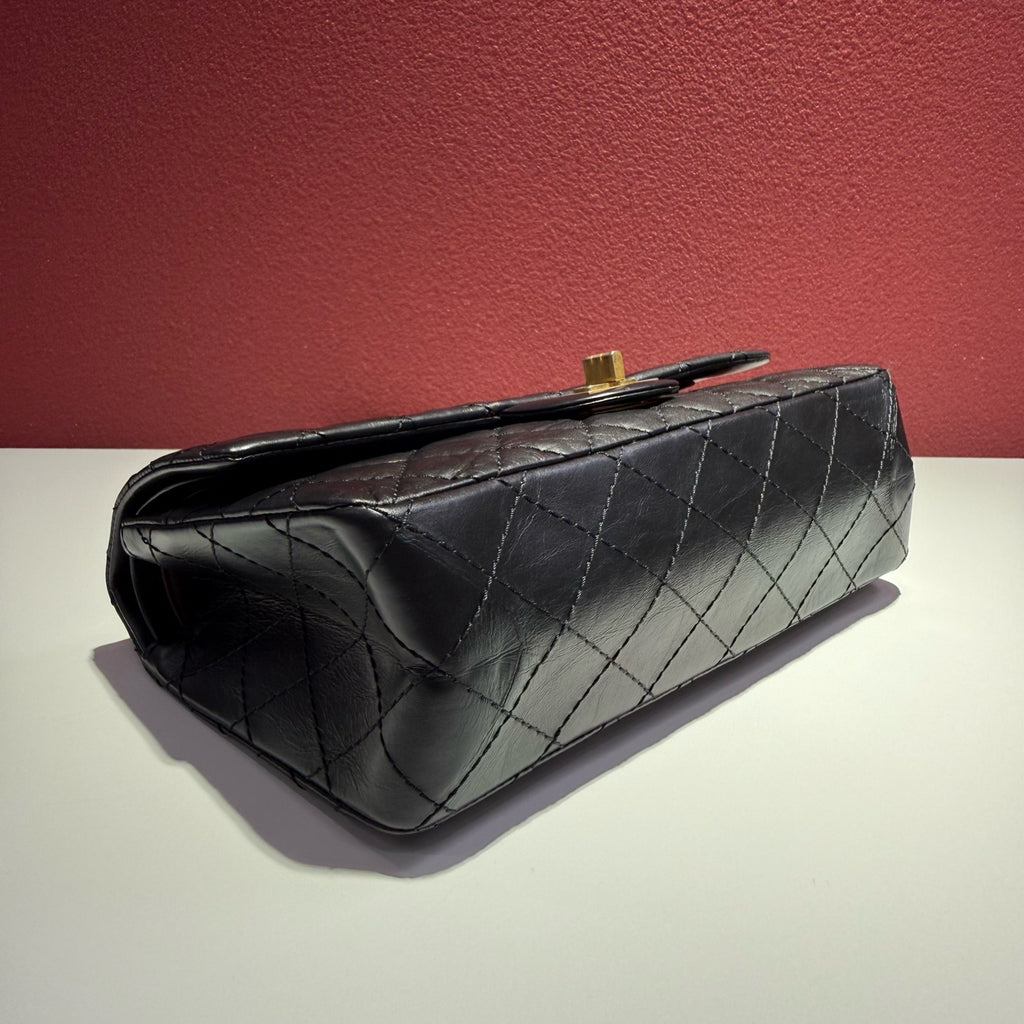 Chanel 2.55 Mini Clutch Bag Black Crossbody