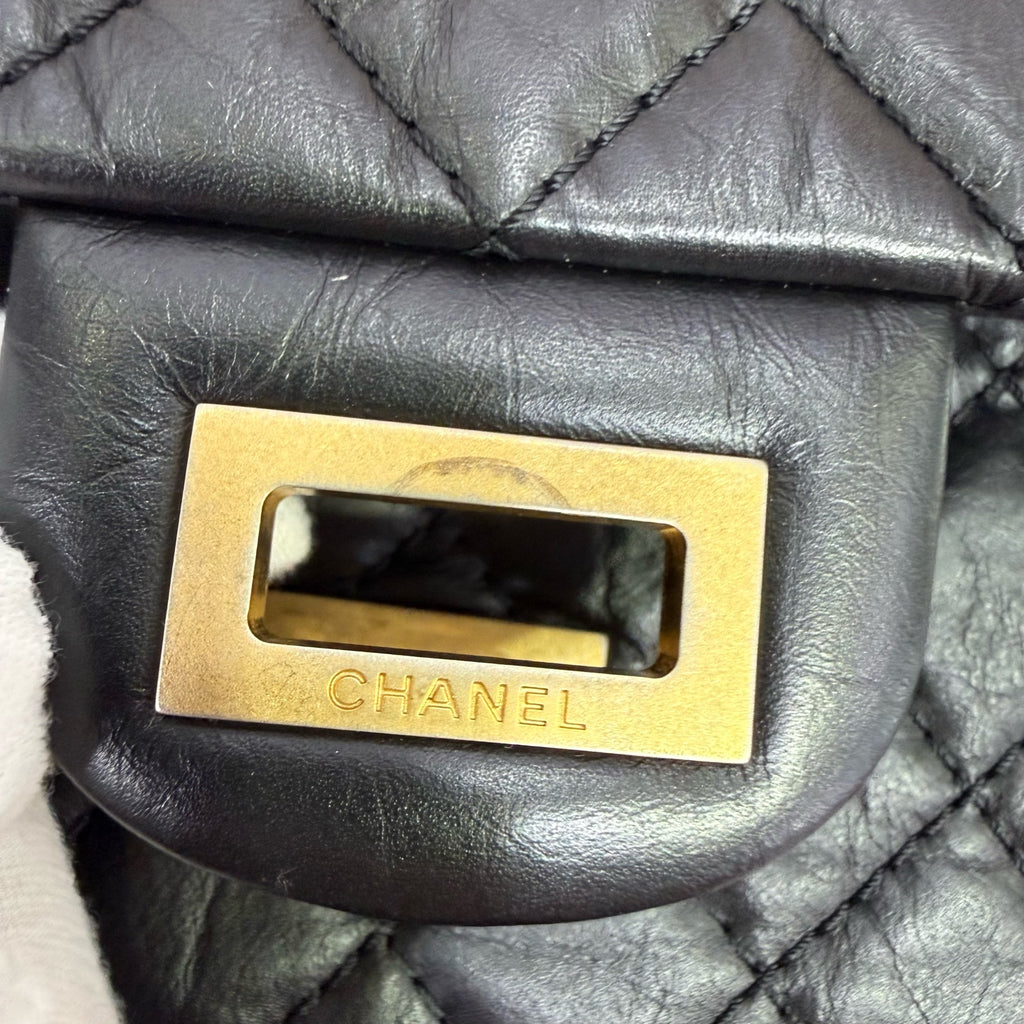 Chanel 2.55 Mini Clutch Bag Black Crossbody
