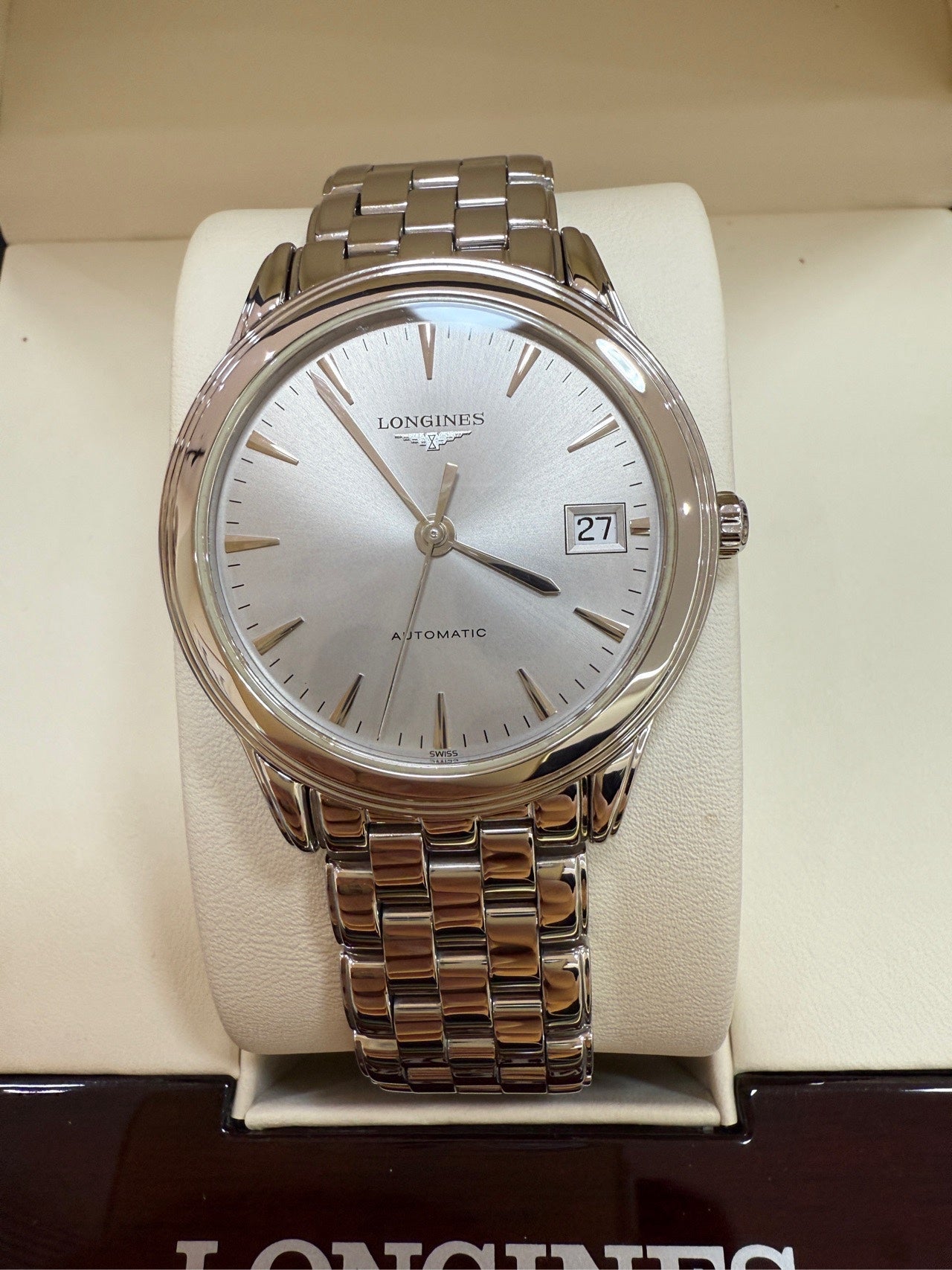 Longines Military Flag Series Silver Automatic (self-winding) watch 35.60 MM L4.774.4.99.6