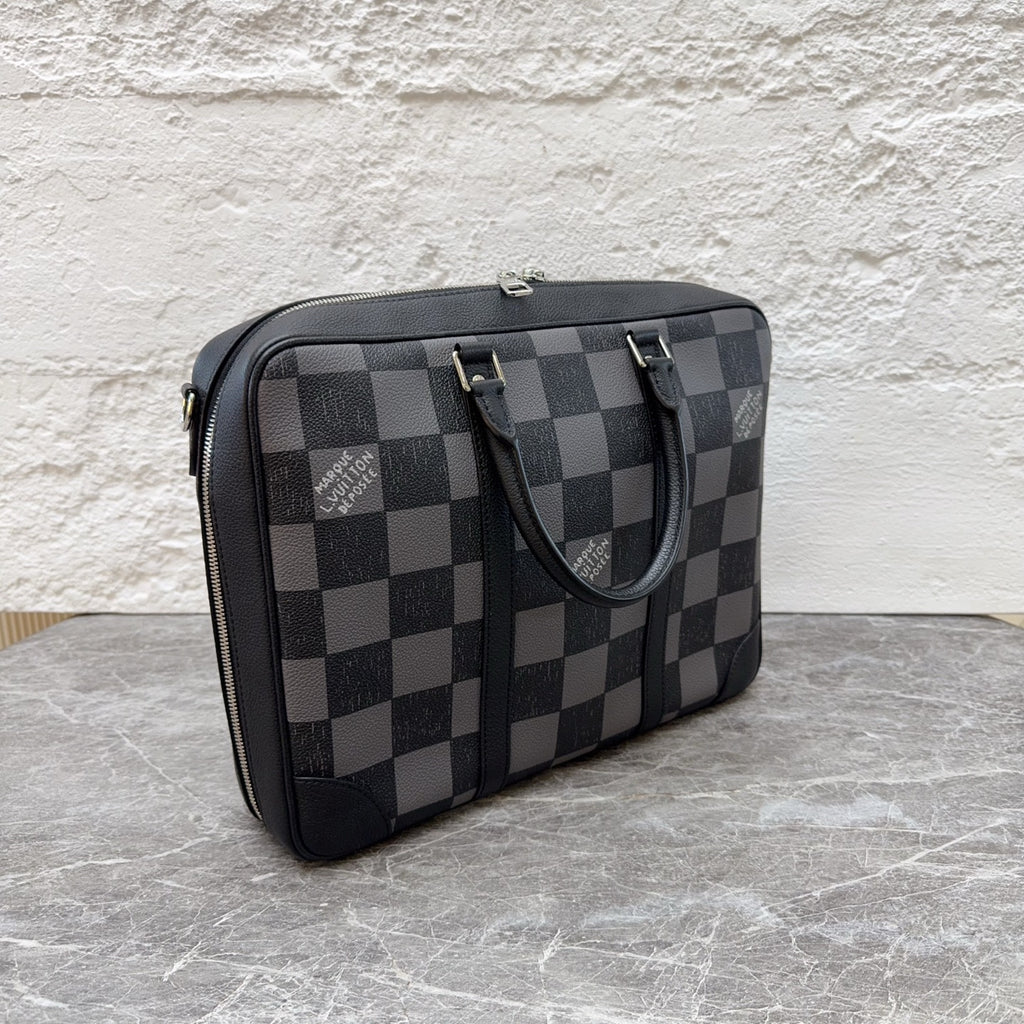 Louis Vuitton Leather Gray